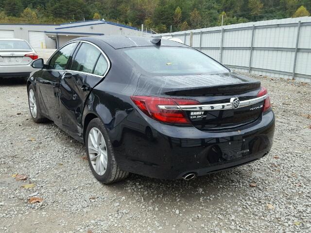 2G4GK5EXXG9149037 - 2016 BUICK REGAL BLACK photo 3