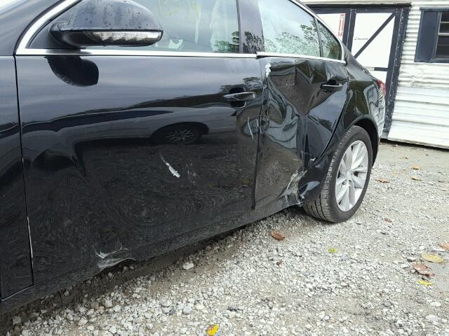 2G4GK5EXXG9149037 - 2016 BUICK REGAL BLACK photo 9