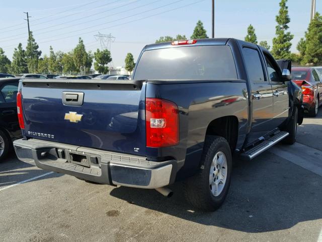 2GCEC13C871674484 - 2007 CHEVROLET SILVERADO BLUE photo 4