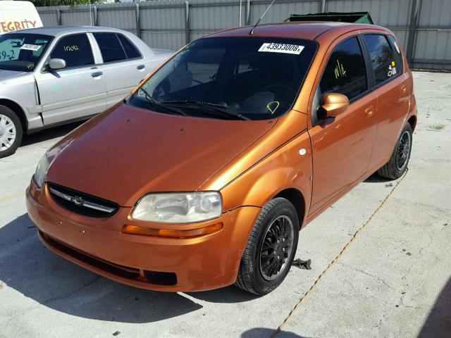 KL1TD66658B095470 - 2008 CHEVROLET AVEO BASE Қызғылт сары фото 2