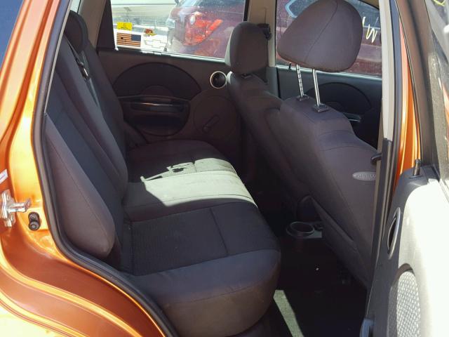 KL1TD66658B095470 - 2008 CHEVROLET AVEO BASE Қызғылт сары фото 6