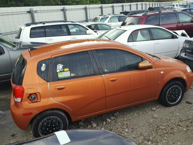 KL1TD66658B095470 - 2008 CHEVROLET AVEO BASE Қызғылт сары фото 9