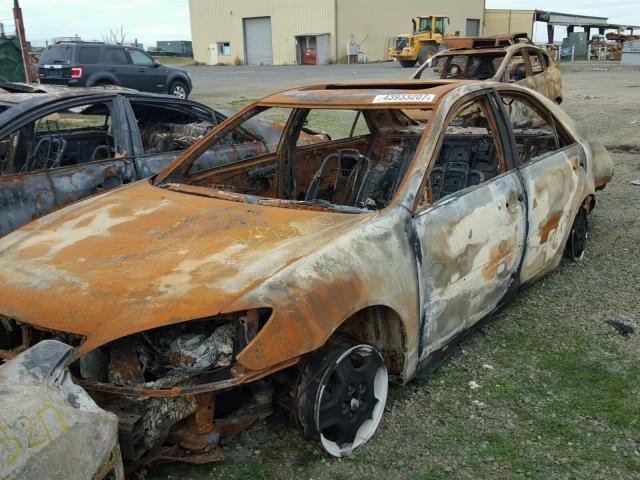 4T1BF32K02U009683 - 2002 TOYOTA CAMRY LE BURN photo 2