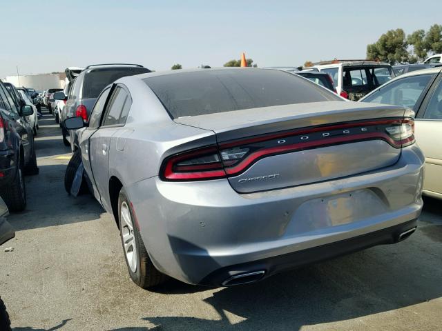 2C3CDXBG1GH110098 - 2016 DODGE CHARGER SE SILVER photo 3