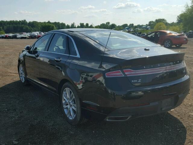 3LN6L2GK2DR826161 - 2013 LINCOLN MKZ Սև լուսանկար 3