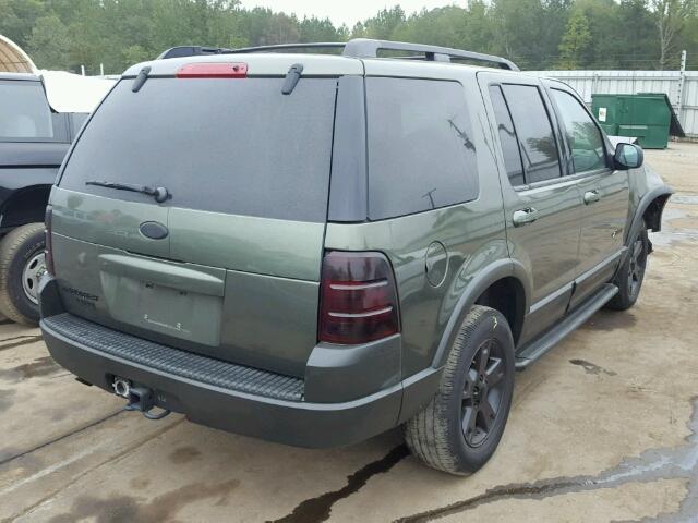 1FMZU64K64UA31385 - 2004 FORD EXPLORER E GREEN photo 4