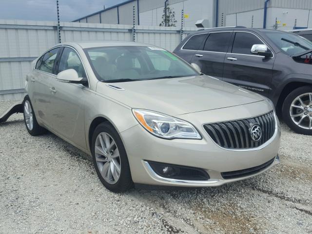 2G4GK5EX8G9112858 - 2016 BUICK REGAL GOLD photo 1