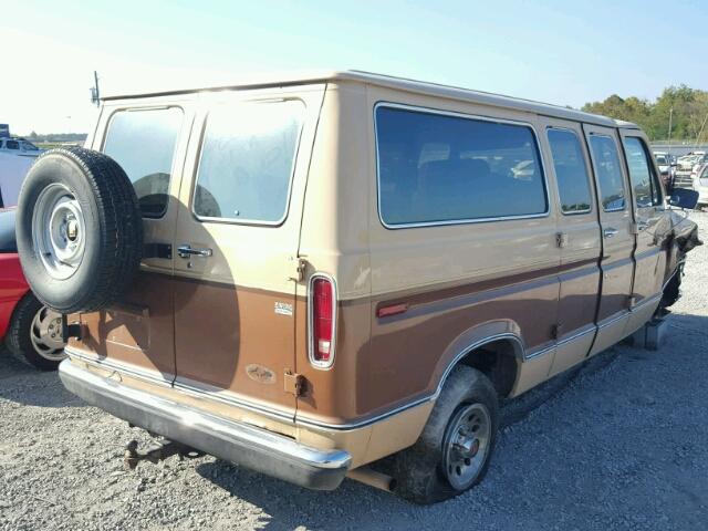 1FMEE11N2MHA69976 - 1991 FORD ECONOLINE BEIGE photo 4