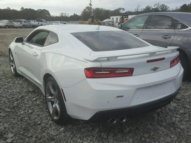 1G1FH1R74G0132531 - 2016 CHEVROLET CAMARO SS WHITE photo 3