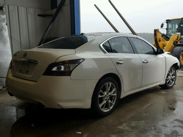 1N4AA5AP8CC845181 - 2012 NISSAN MAXIMA S WHITE photo 4