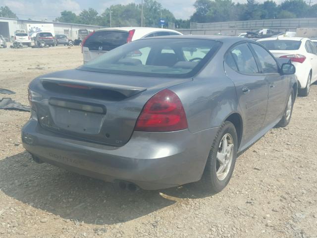 2G2WP522141277112 - 2004 PONTIAC GRAND PRIX GRAY photo 4