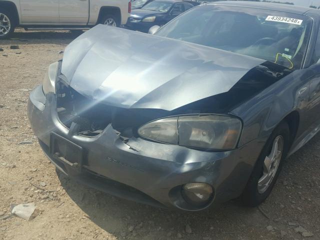 2G2WP522141277112 - 2004 PONTIAC GRAND PRIX GRAY photo 9