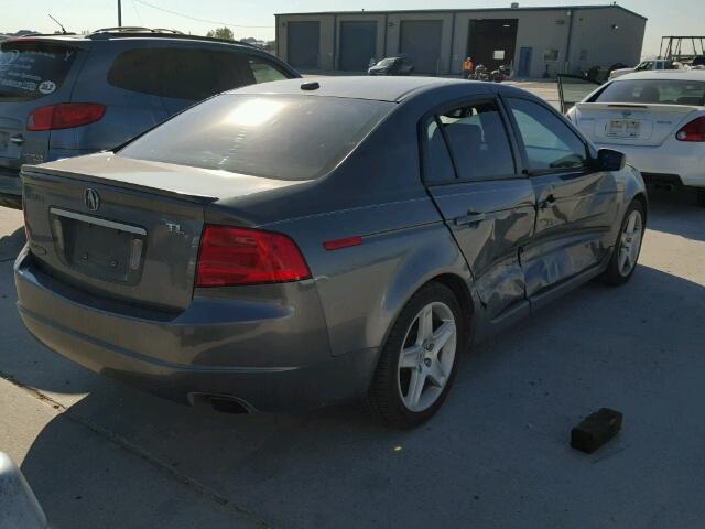 19UUA66285A005279 - 2005 ACURA TL GRAY photo 4