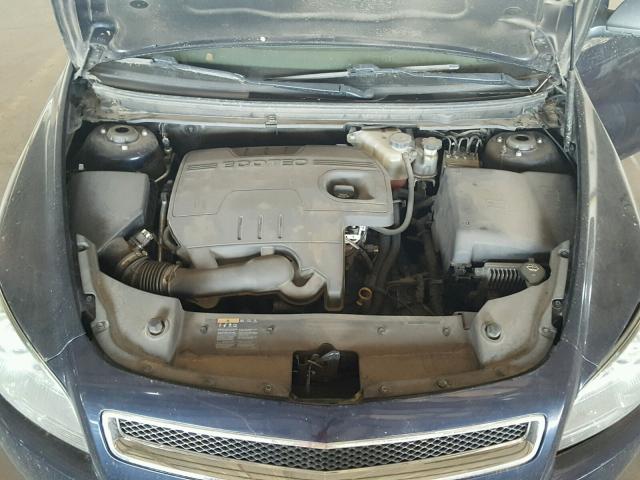 1G1ZA5EU2BF308261 - 2011 CHEVROLET MALIBU LS Көк фото 7