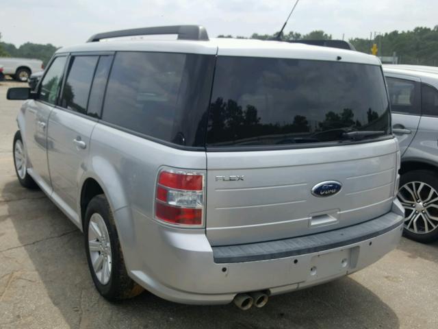 2FMGK5BC8BBD32181 - 2011 FORD FLEX SE SILVER photo 3