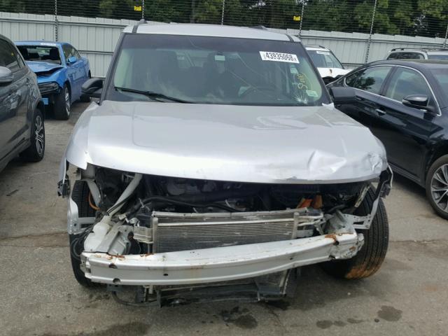 2FMGK5BC8BBD32181 - 2011 FORD FLEX SE SILVER photo 9