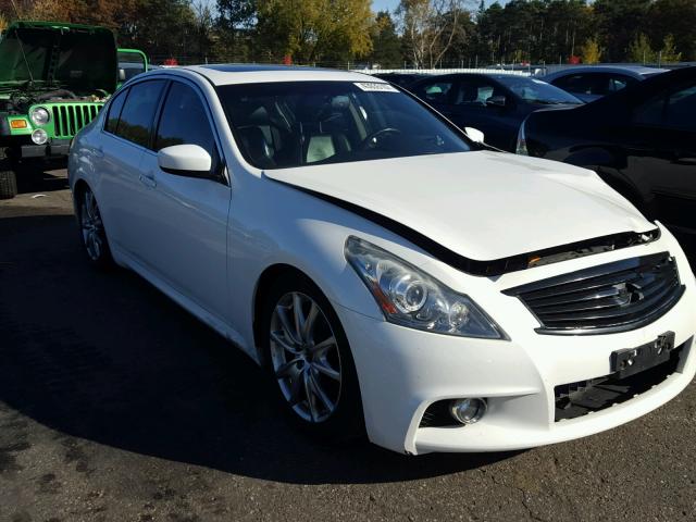 JN1CV6AR6BM411142 - 2011 INFINITI G37 WHITE photo 1