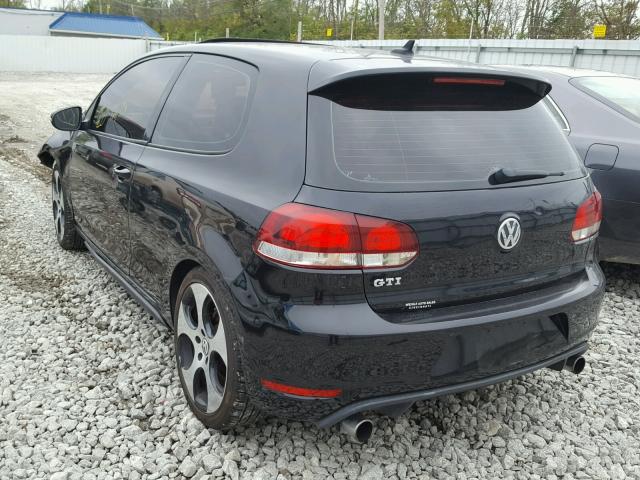 WVWED7AJ1AW161353 - 2010 VOLKSWAGEN GTI BLACK photo 3