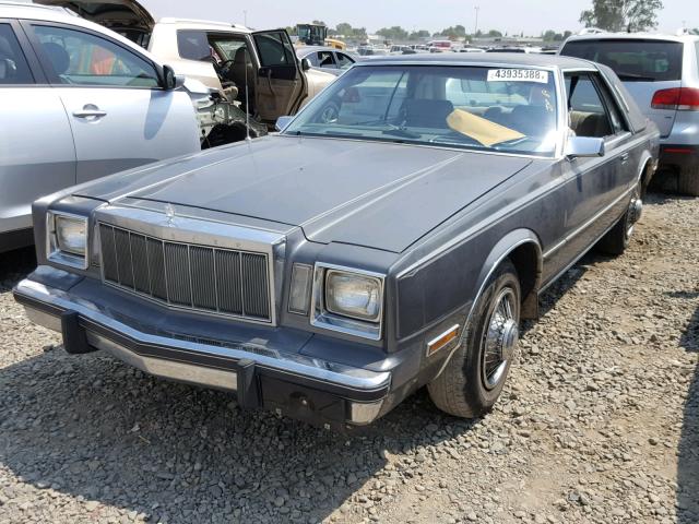 2C3BS52P7DR201713 - 1983 CHRYSLER CORDOBA GRAY photo 2