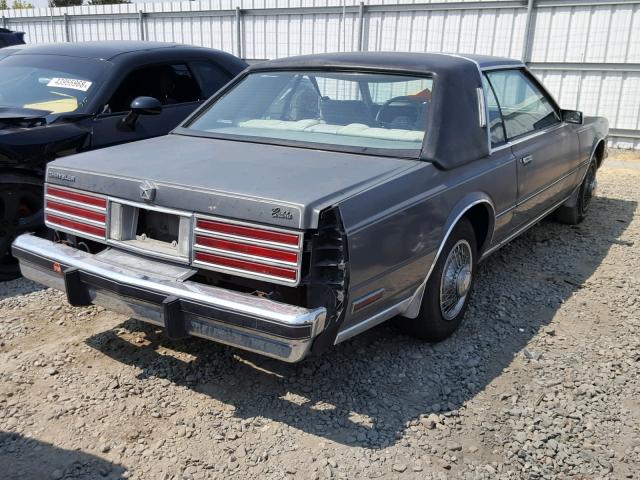 2C3BS52P7DR201713 - 1983 CHRYSLER CORDOBA GRAY photo 4