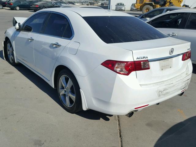 JH4CU2F6XDC011597 - 2013 ACURA TSX TECH WHITE photo 3