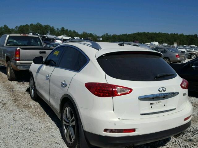 JN1AJ0HP5BM800343 - 2011 INFINITI EX35 BASE WHITE photo 3