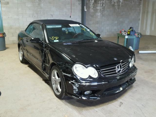 WDBTK75GX4T020619 - 2004 MERCEDES-BENZ CLK 500 BLACK photo 1