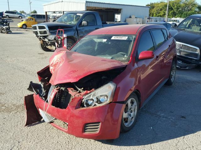 5Y2SP67819Z450400 - 2009 PONTIAC VIBE RED photo 2