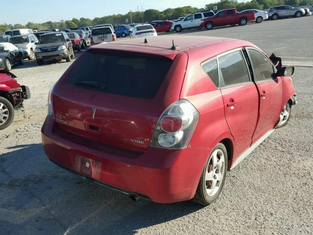 5Y2SP67819Z450400 - 2009 PONTIAC VIBE RED photo 3