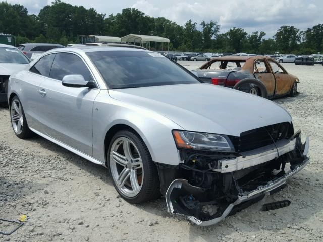 WAUVVAFR1CA003505 - 2012 AUDI S5 PRESTIG SILVER photo 1