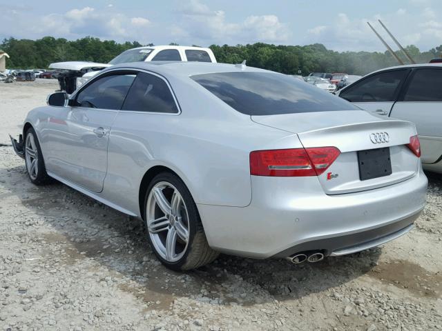 WAUVVAFR1CA003505 - 2012 AUDI S5 PRESTIG SILVER photo 3