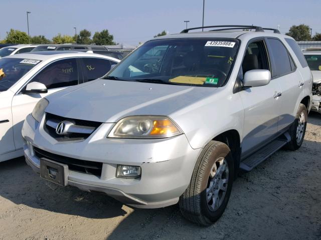 2HNYD18894H544676 - 2004 ACURA MDX TOURIN SILVER photo 2