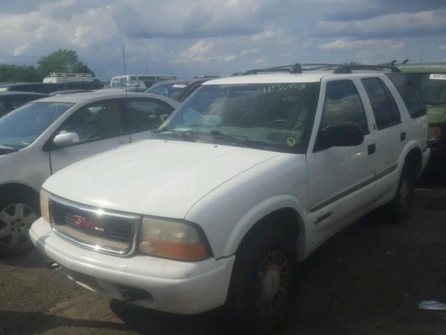 1GKDT13W112135626 - 2001 GMC JIMMY Blanc photo 9