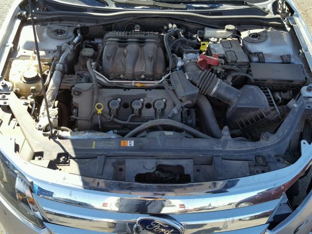 3FAHP0JG2BR192668 - 2011 FORD FUSION SEL SILVER photo 7