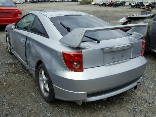 JTDDY32T230067397 - 2003 TOYOTA CELICA GT- SILVER photo 3