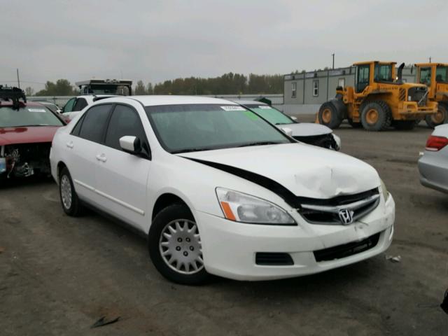 1HGCM56107A071364 - 2007 HONDA ACCORD VAL WHITE photo 1