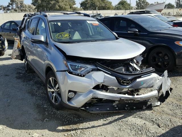2T3WFREV3HW365328 - 2017 TOYOTA RAV4 XLE SILVER photo 1