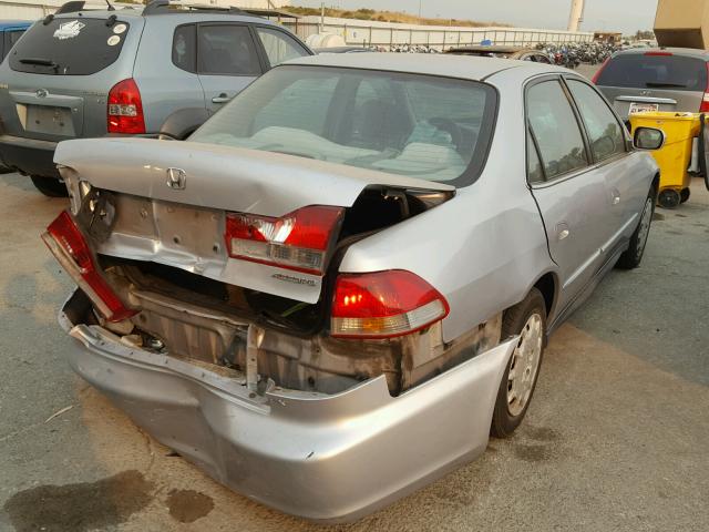 1HGCG66571A120387 - 2001 HONDA ACCORD LX GRAY photo 4