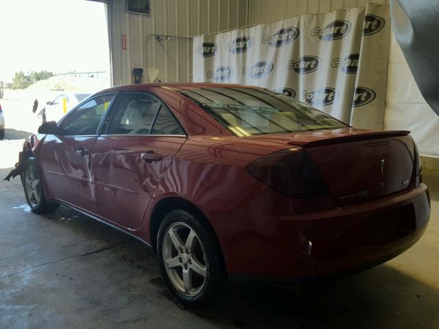 1G2ZG58N974103019 - 2007 PONTIAC G6 RED photo 3