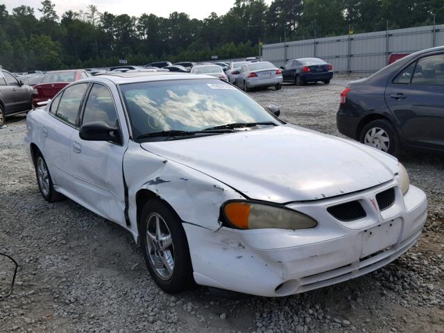 1G2NF52E63M587753 - 2003 PONTIAC GRAND AM S WHITE photo 1