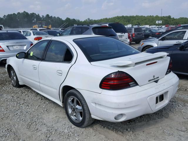 1G2NF52E63M587753 - 2003 PONTIAC GRAND AM S WHITE photo 3
