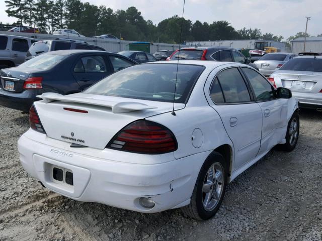 1G2NF52E63M587753 - 2003 PONTIAC GRAND AM S WHITE photo 4