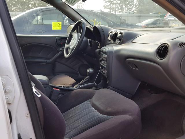 1G2NF52E63M587753 - 2003 PONTIAC GRAND AM S WHITE photo 5