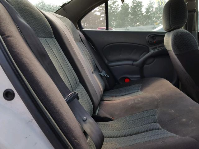 1G2NF52E63M587753 - 2003 PONTIAC GRAND AM S WHITE photo 6