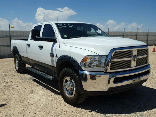3C6UD5HL2CG293425 - 2012 DODGE RAM 2500 S WHITE photo 1