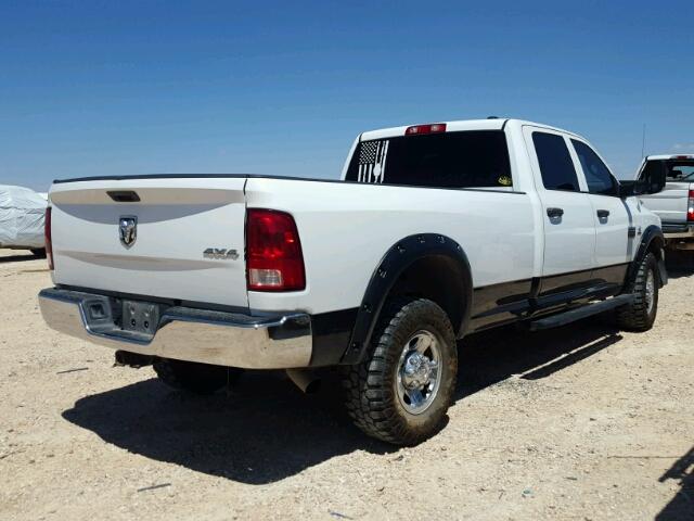 3C6UD5HL2CG293425 - 2012 DODGE RAM 2500 S WHITE photo 4