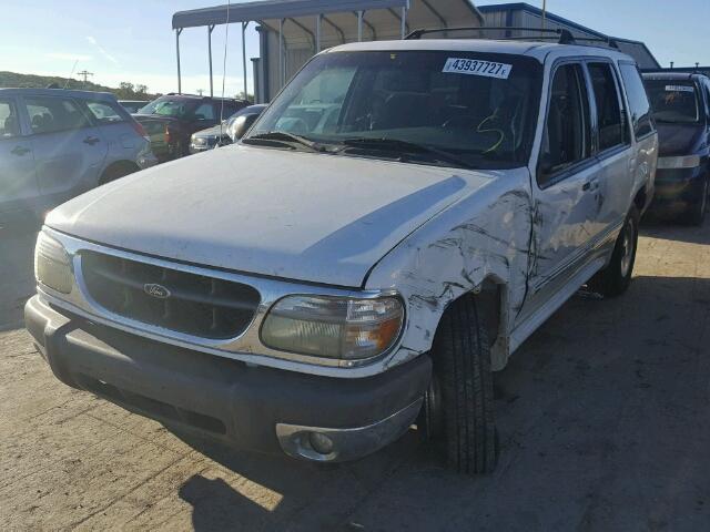 1FMZU73EXYUA77759 - 2000 FORD EXPLORER X WHITE photo 2