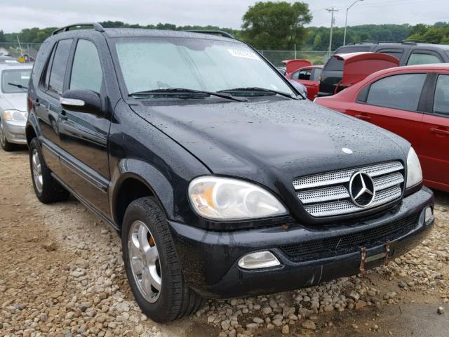 4JGAB57E64A462653 - 2004 MERCEDES-BENZ ML 350 BLACK photo 1