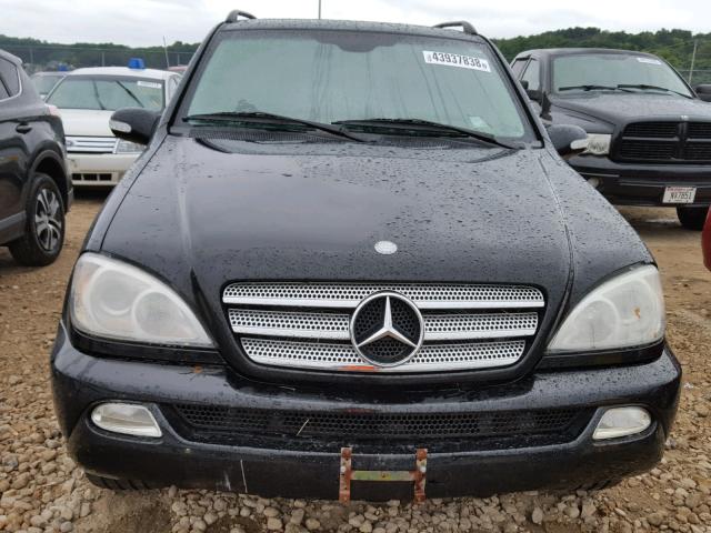 4JGAB57E64A462653 - 2004 MERCEDES-BENZ ML 350 BLACK photo 7