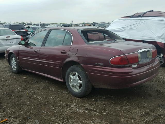 1G4HP54K614275966 - 2001 BUICK LESABRE RED photo 3